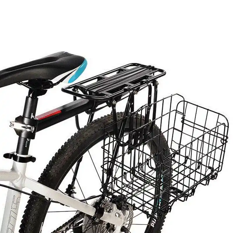 collapsible rear bike basket