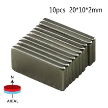 Neodymium Block Magnet 20 X 10 X 2mm N50 Very Powerful Magnets DIY Cuboid Magnet Block Rare Earth