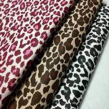 Красивая хлопковая леопардовая ткань в ассортименте 50x155 см квадратная Лоскутная Ткань ручной работы для рукоделия шитья украшения дома