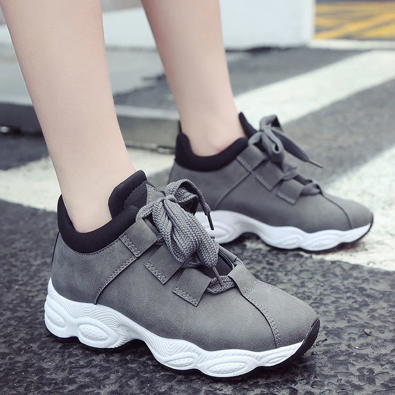 Version Noir 2018 Étudiants Casual Sauvage rose Confortable Coréenne Sport gris Nouvelle Chaussures Tendance Femmes Mode Harajuku De 5fqfRrwH
