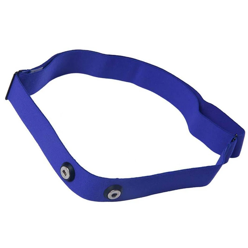 Blue Elastic Belt Strap Band Heart Rate Chest Belt for Garmin Wahoo Polar Sports Running Heart Rate Monitor for Bluetooth 4 0