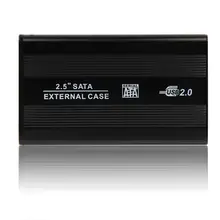 2.5 Inch HDD Case Sata to USB 2.0 Hard Drive Disk SATA External Storage HDD Enclosure with USB Cable New