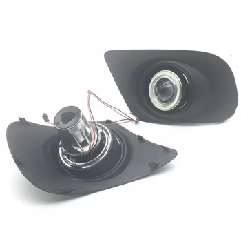 

For Fiat Freemont 2011-2016 3in1 White Angel Eyes DRL Yellow Signal Light H11 Halogen / Xenon E13 Fog Lights Projector Lens