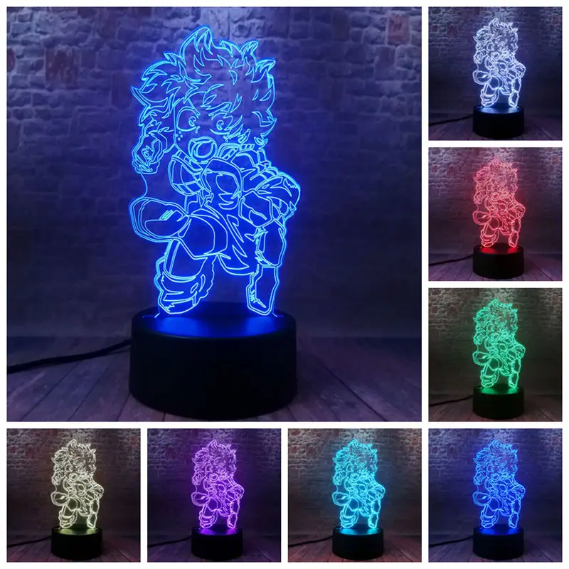 

My Hero Academia Flash Model 3D Led Nightlight Colorful Light Figurine boku no hero academia Anime action & toy figures