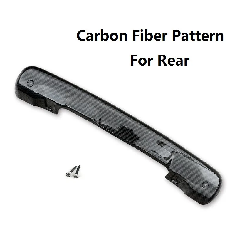 Матовый/Хромированный передний задний бампер автомобиля защитная накладка для Mini Cooper New Countryman F60 внешний стиль - Цвет: Carbon Rear