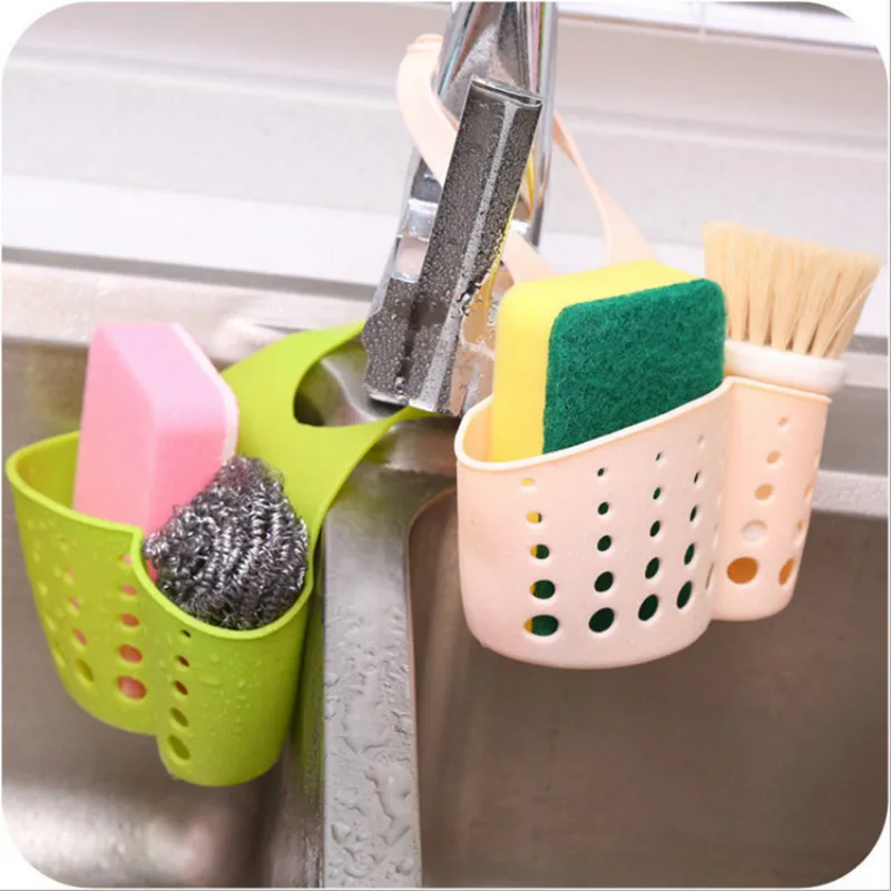 Creative kitchen sponge storage basket wash cloth rack /Toilet soap