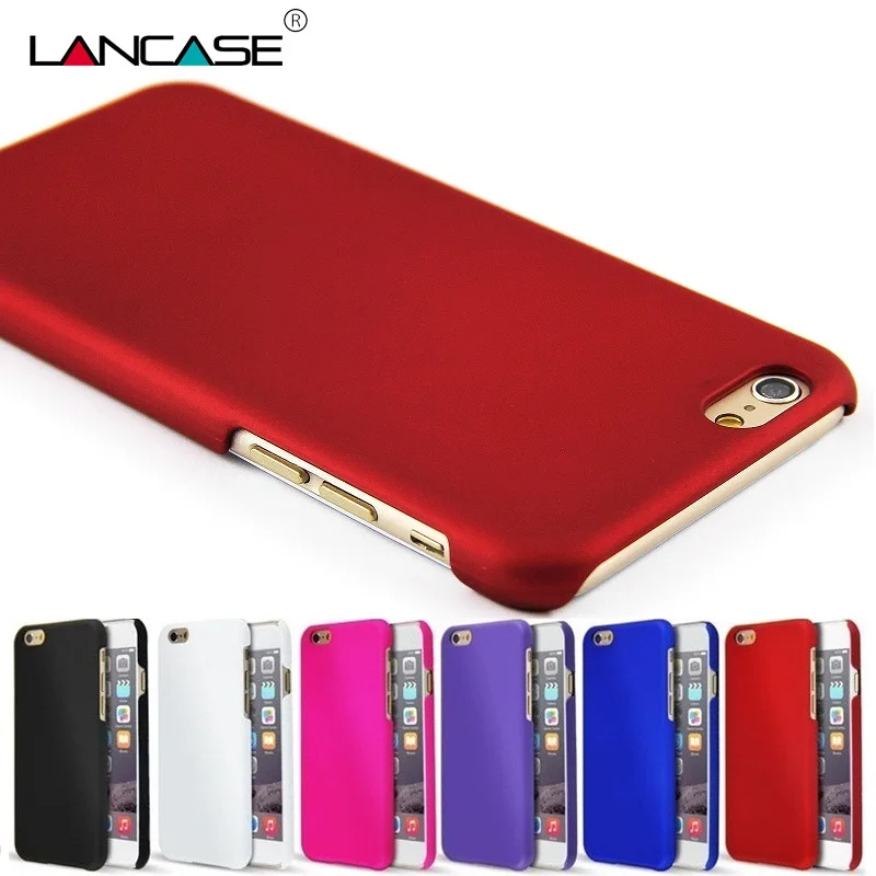 For iPhone 5s Cover Candy Rubberized PC Plastic Hard Case For iPhone 5s/7/6s/6 Plus/6s Plus/7 Plus/5c/4s Case Mobile Phone Cases