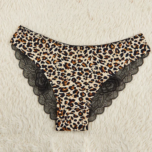 Buy Leopard Underwear Women Lace Sexy Womens Panties Low Rise Briefs Bragas