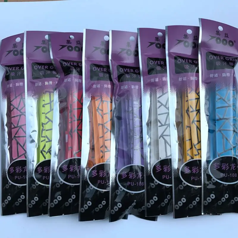 Chich Geometric Pattern Sticky Feel Tennis Racket Overgrip 1PC Variations