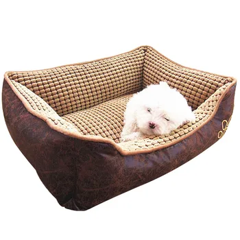 

Waterproof Bottom Dog Bed Paw Pet Sofa Washable PP Cotton Padded Pet Puppy Cushion For Large Dogs Cat Bed Mats House Petshop