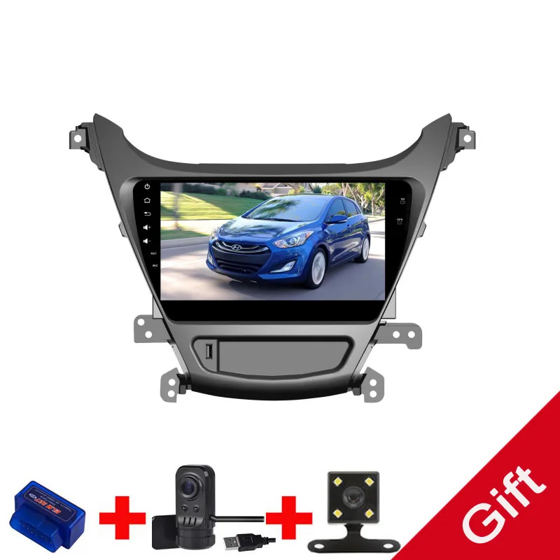Android 9 0 Восьмиядерный PX5/PX6 подходит HYUNDAI ELANTRA/AVANTE/MD 2014 2015-Автомобильный dvd-плеер