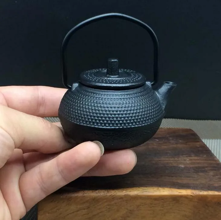 50 мл мини Tetsubin чугунный чайник, китайский Железный чайник, чайник с носиком, Tetera Hierro Fundido, бутылка для воды
