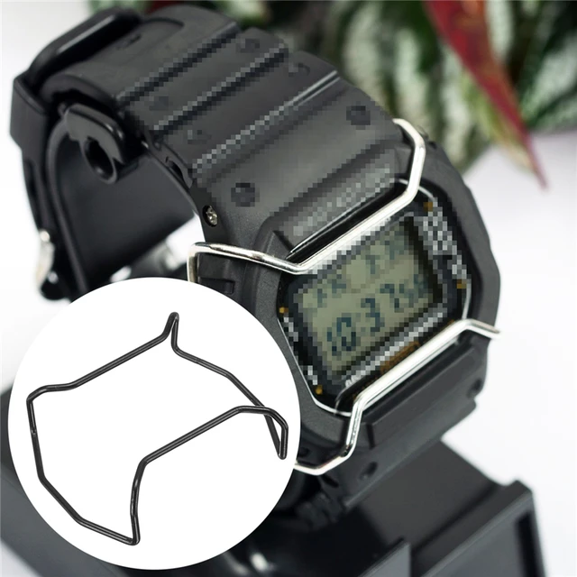 Stainless Steel Black Watch Case Bumper Accessories Protector Wire