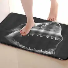 Акула Стиль коврики для улицы, смешной Противоскользящий коврик для ванной, дверные коврики, дверные коврики под входную дверь