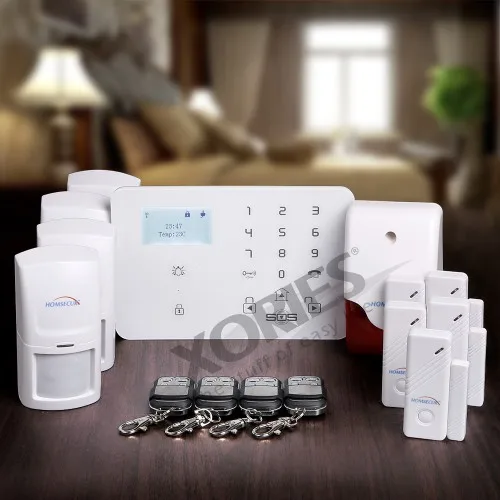 

HOMSECUR Wireless WCDMA-3G/GSM Home House Alarm System With Multi-Languages Menu