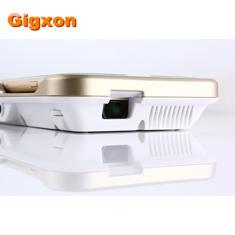 Gigxon I60 + Мини СВЕТОДИОДНЫЙ Проектор Proyector Для Iphone6/6 S Плюс Смартфон Proyectores Full HD 1080 P