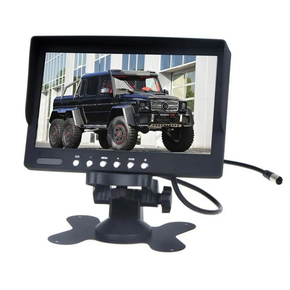 7 Inch LCD Screen Display Car Monitor Portable Color Rear View Screen In Car Support Car