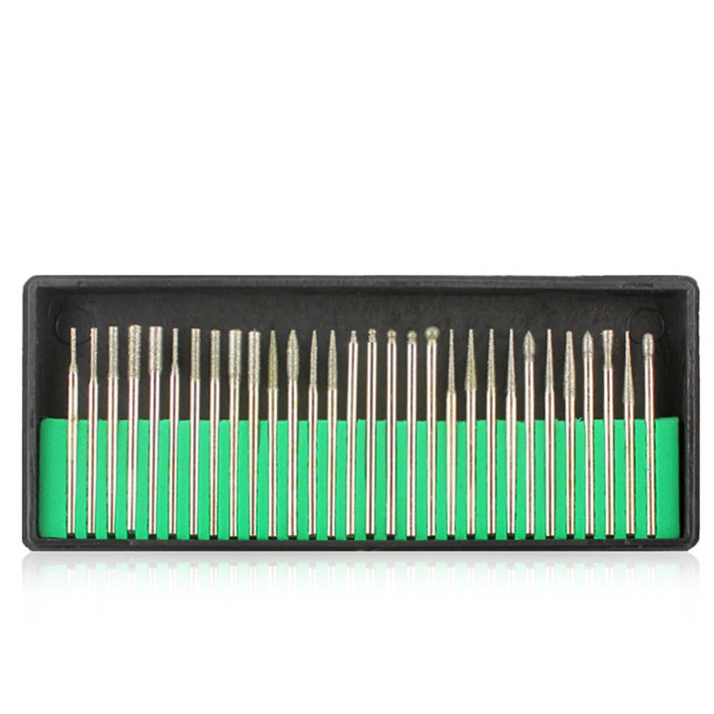 30Pcs Nail Art Electric Drill Bits Polishing Grinding Replacement Manicure Pedicure Machines Set Tool | Красота и здоровье
