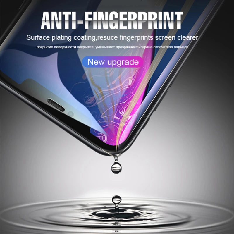 10D protective glass on the for iphone x xr xs max aphone i phone xsmas tempered glas tremp film screen protector full cover 9h