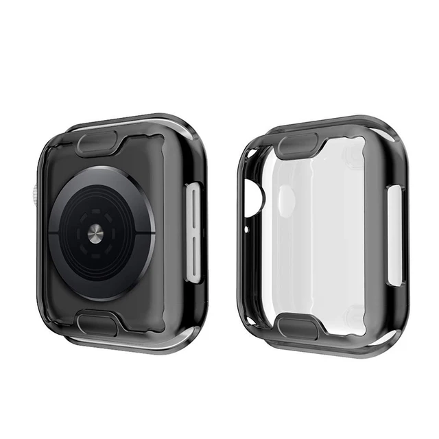 360 schlank Uhr Abdeckung für Apple Uhr Fall 6 SE 5 4 3 2 1 42MM 38MM Weichen klar TPU Screen Protector für iWatch 4 3 44MM 40MM cheap ProBefit RUBBER CN (Herkunft) Uhrengehäuse For Apple watch 360 schlank Uhr Abdeckung für Apple Uhr Fall 6 SE 5 4 3 2 1 42MM 38MM Weichen klar TPU Screen Protector für iWatch 4 3 44MM 40MM cheap ProBefit RUBBER CN (Herkunft) Uhrengehäuse For Apple watch