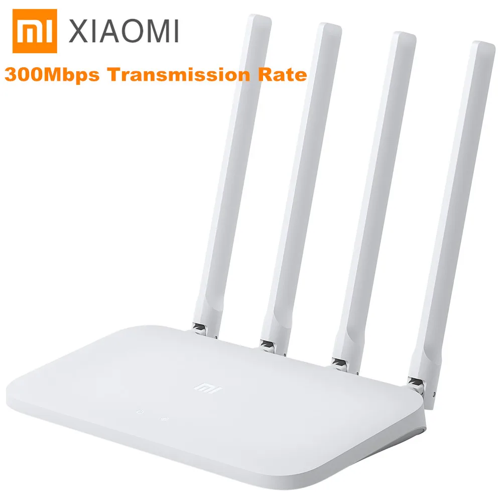 Оригинальный Xiaomi Mi WIFI роутер 4C 64 RAM 802 11 B/G/N 2 4G 300 Мбит/с 4 антенны Смарт приложение
