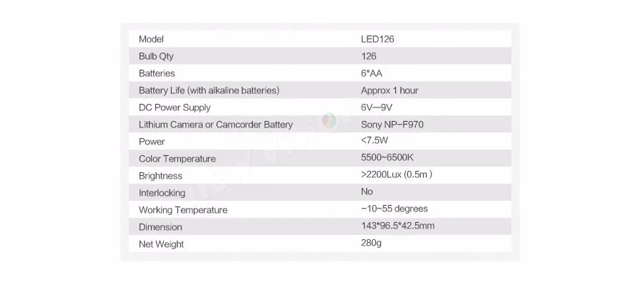 Godox LED126 5500-6500K видео Лампа светильник для цифровой камеры видеокамеры DV Свадебная видеосъемка фото журнальная видеосъемка