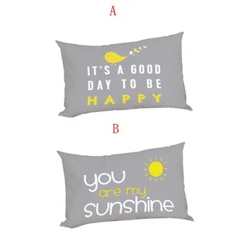 

30x50cm Cushion Cover Household Comfortable Decor Pillow Cover Sleep Contracted Pure And Fresh Pillowcases Cojines Pillow Case