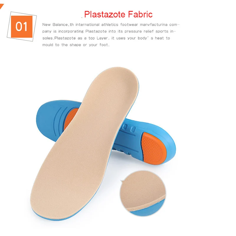 Pressure Relief Insoles Foot Pain Relief Insole for Plantar Fasciitis Aching Swollen Diabetic JS88