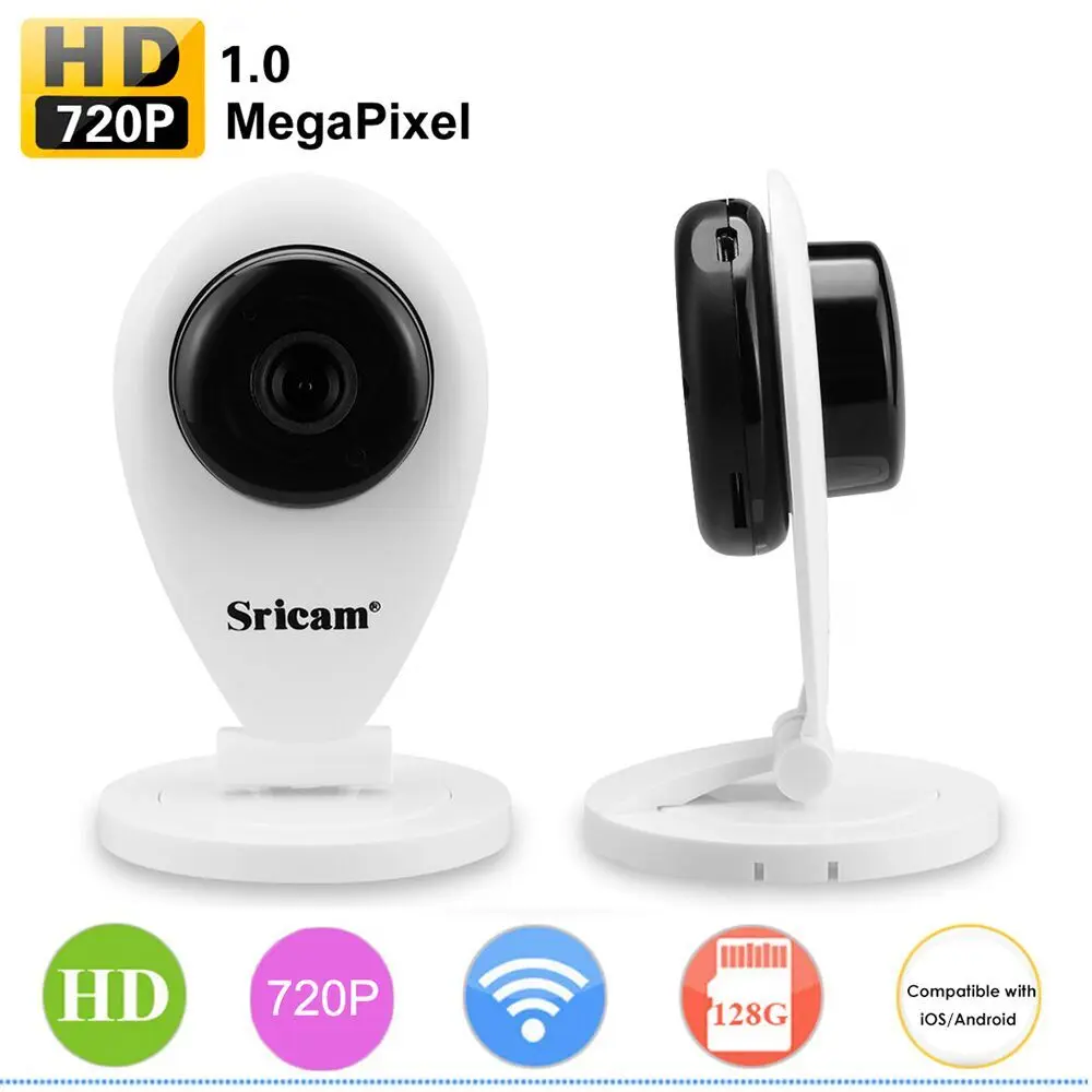

Sricam HD Wireless IP Camera WIFI Video Remote Security Camera IP CCTV Video Baby Sleep Camera Night Vision SP009 SP009a P2P