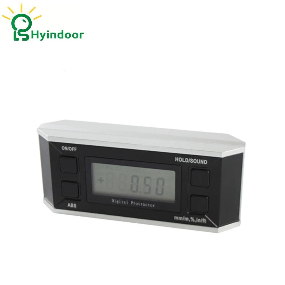  360 Degree Inclinometer Digital Protractor Angle Finder Gauge inclinometer with magnet illuminate a