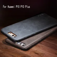 Huawei P10 Cas X-Niveau Nouveau En Cuir Téléphone Ultra mince De Protection Couverture Arrière Pour Huawei P10 P10 Plus