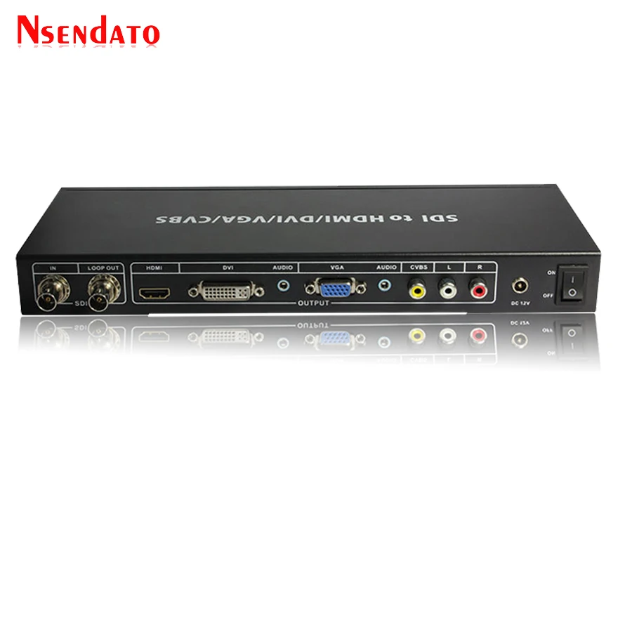 HD 3G SDI to HDMI VGA DVI вход CVBS всех скейлер конвертер R/L AV видео Siginal разветвитель