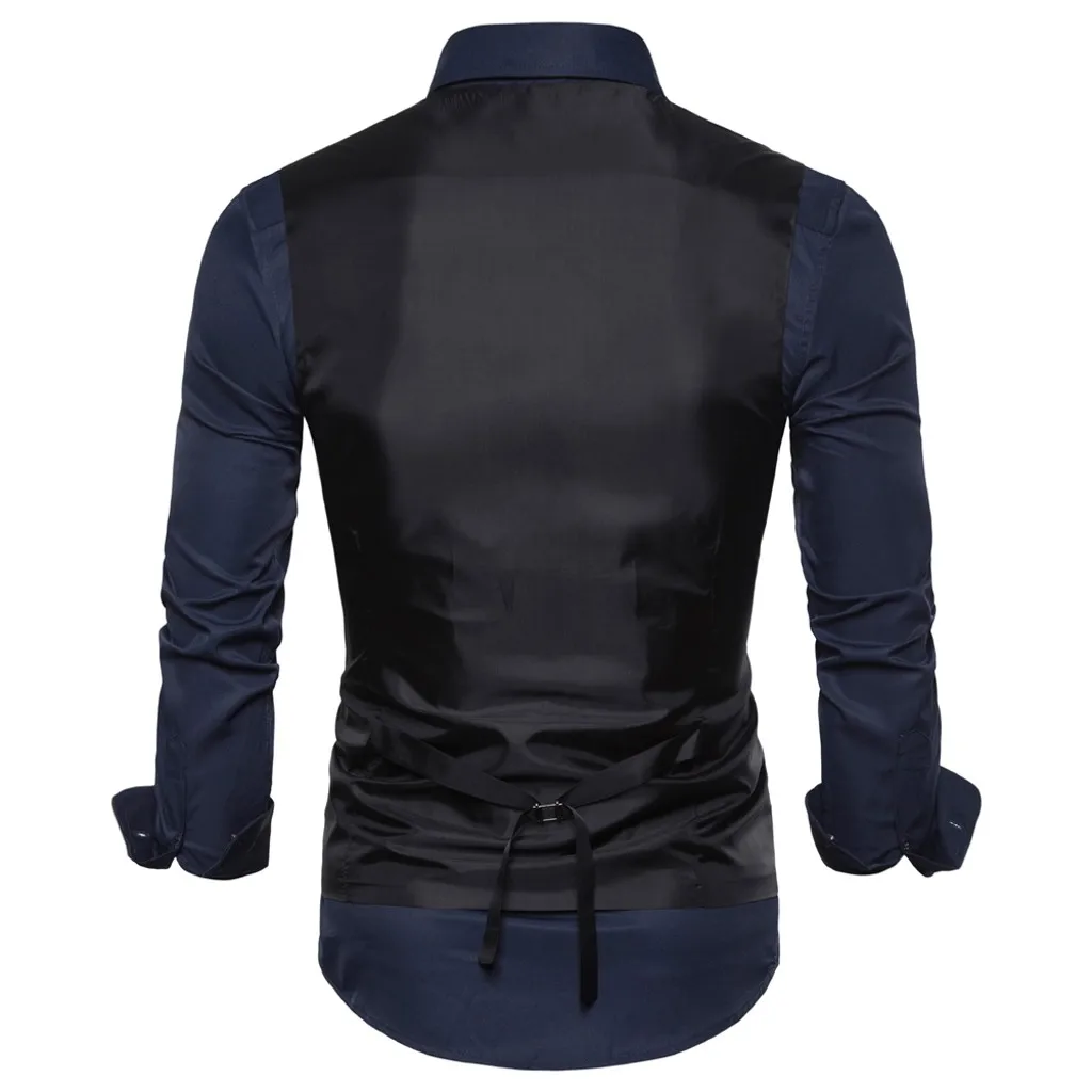 Мужская жилетка костюм homme solid weste herren для формальных и деловых встреч и торжеств жилет chalecos мужской жилет d90713