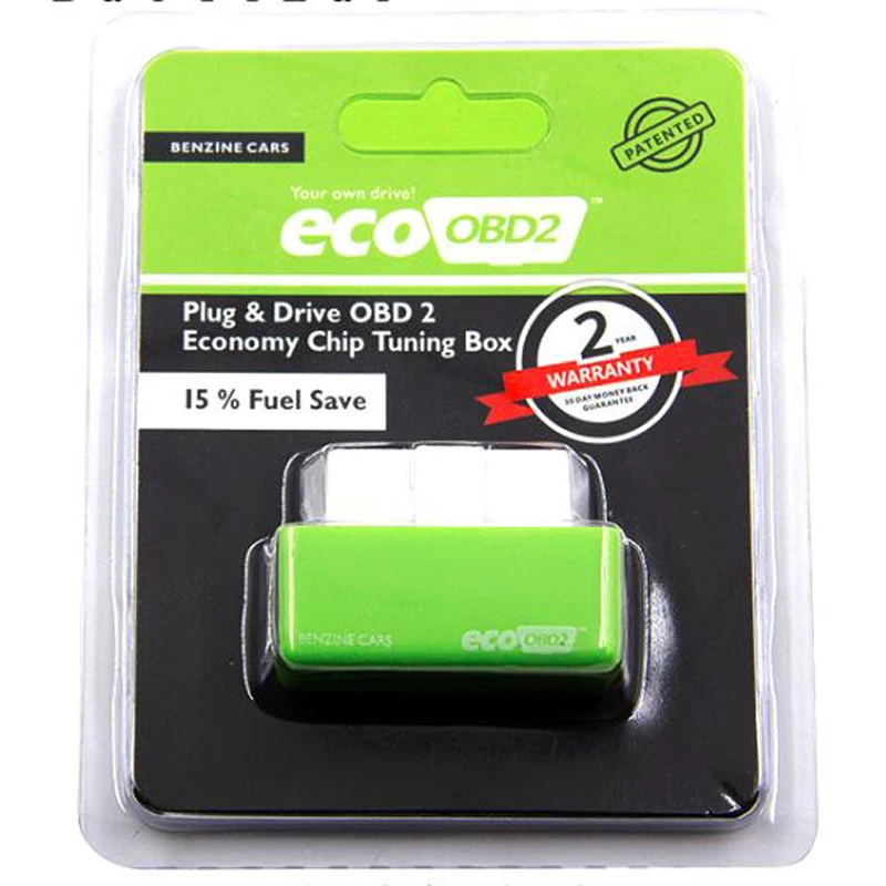 

Green/Blue Eco OBD2 Economy Chip Tuning Box OBD Car Fuel Saver Eco OBD2 for Benzine Cars Fuel Support Dropshipping