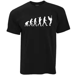 Новинка Дизайн Для мужчин Эволюция Гитары ist музыка рок Гитары музыкант группы из металла Для мужчин s футболка Лидер продаж Повседневная