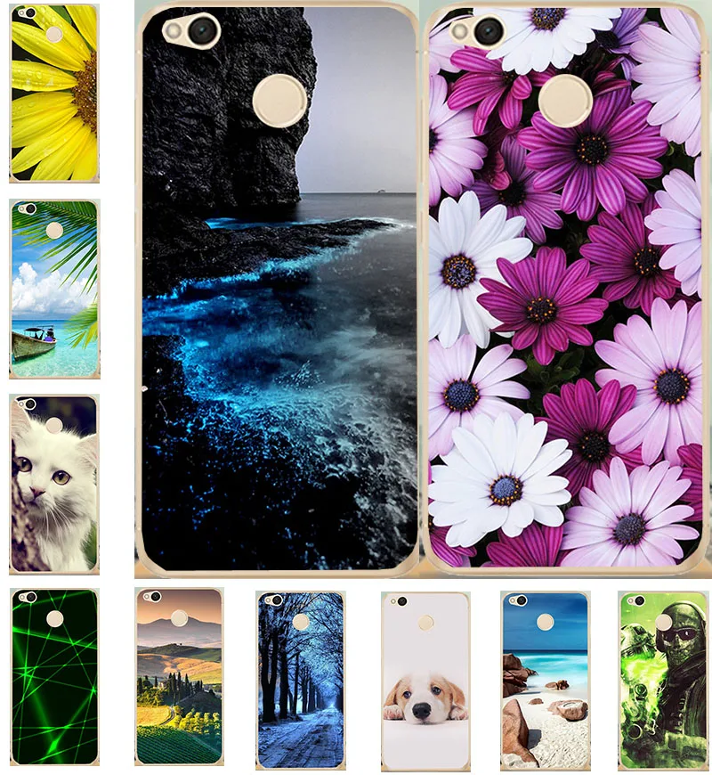 

3D Pattern Phone Case For Xiaomi Redmi 4X Case 5.0" Soft TPU Silicone Back Cover Cases For Xiaomi Redmi 4X Redmi 4 X Case fundas