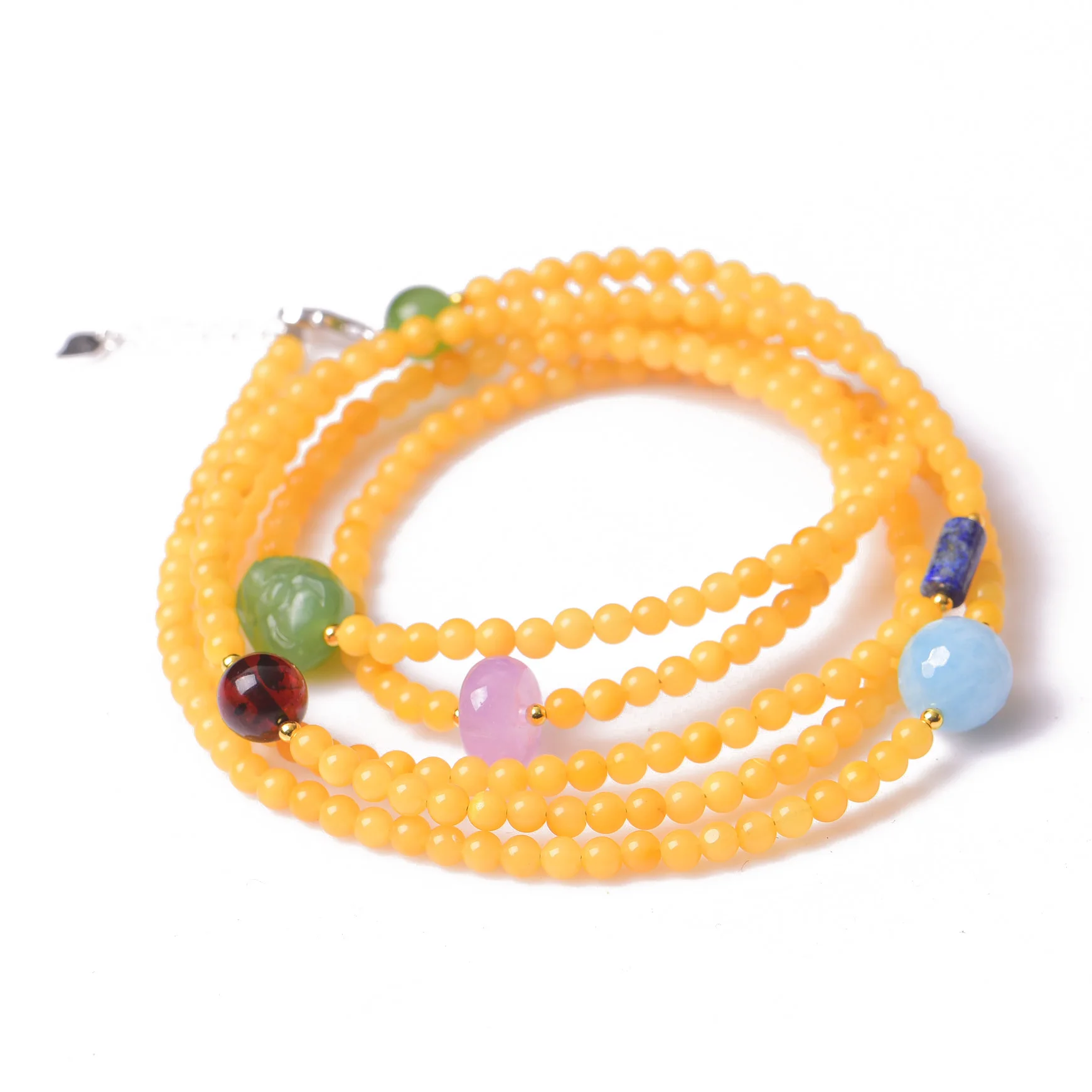 

Handmade Authentic Wax Crystal Beads Bracelets 3mm