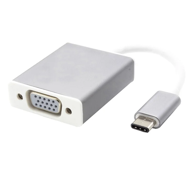 Brankbass usb 3.1 type c usb-c чтобы vga адаптер 1080 P для macbook google chromebook pixel yoga 900 с розничным