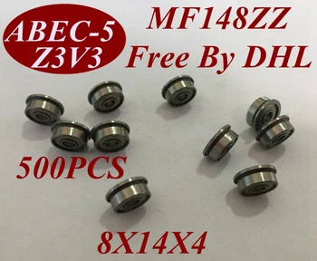 

500Pcs MF148Z MF148ZZ MF148 ZZ MF148-Z MF148-ZZ 8X14X4 MM 8*14*4 MM Miniature roller motor deep groove Ball Bearing tools
