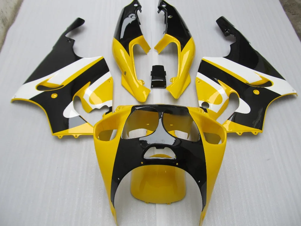 

Custom Fairing Kit for KAWASAKI Ninja ZX7R 96 99 00 01 02 03 ZX 7R 1996 2000 2003 ABS Yellow black Fairings set+7gifts KY13
