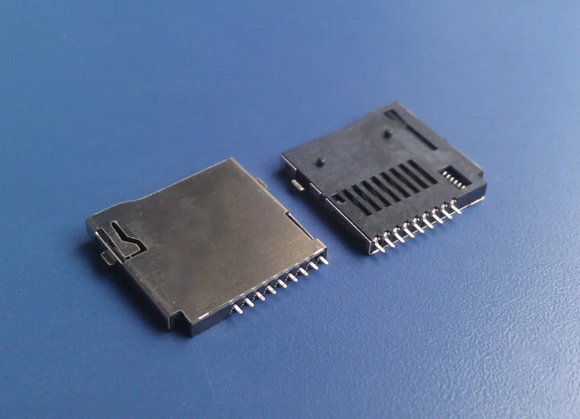 10 шт. Push Тип TF Micro гнездо для sd карты адаптер автоматический разъем PCB|Адаптеры SIM