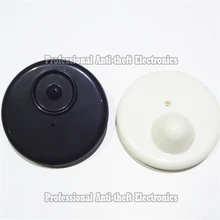 EAS RF жесткая бирка 50 мм 8,2 МГц защитная одежда бирка Эксцентриковая круглая плотная бирка 1000 шт