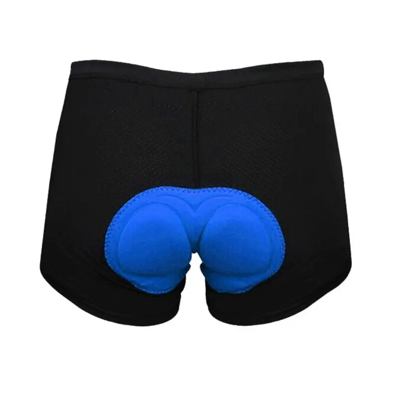

Sweat Quick Day Riding Gel Silicone Cushion Shorts Bicycle Bike Breathable 3D Pad Briefs Men Black Cycling Underwear