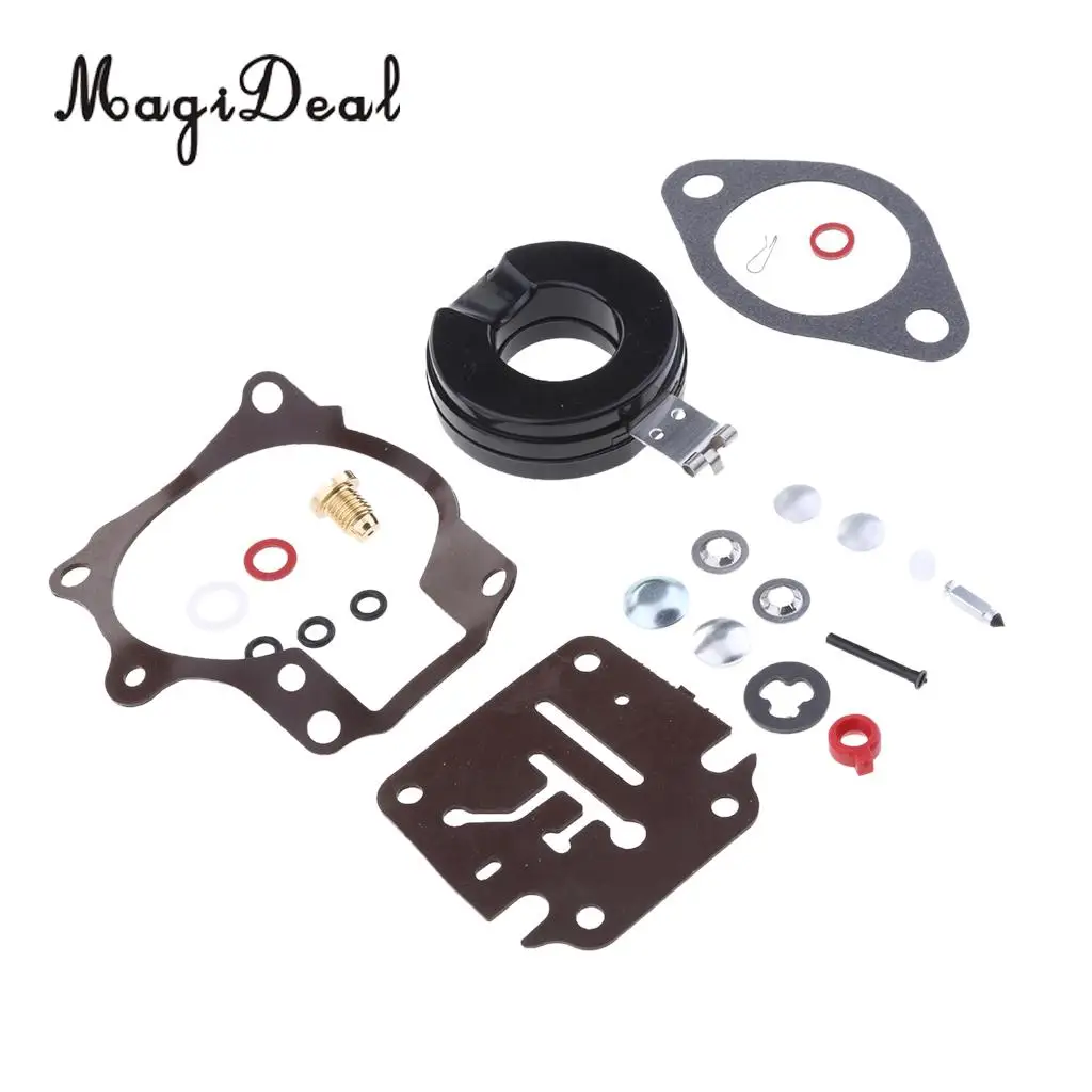 MagiDeal Durable Carburetor Repair Kit for Johnson Evinrude 20/30/40/50HP Outboard Motors Boats Yacht Dinghy Accessories