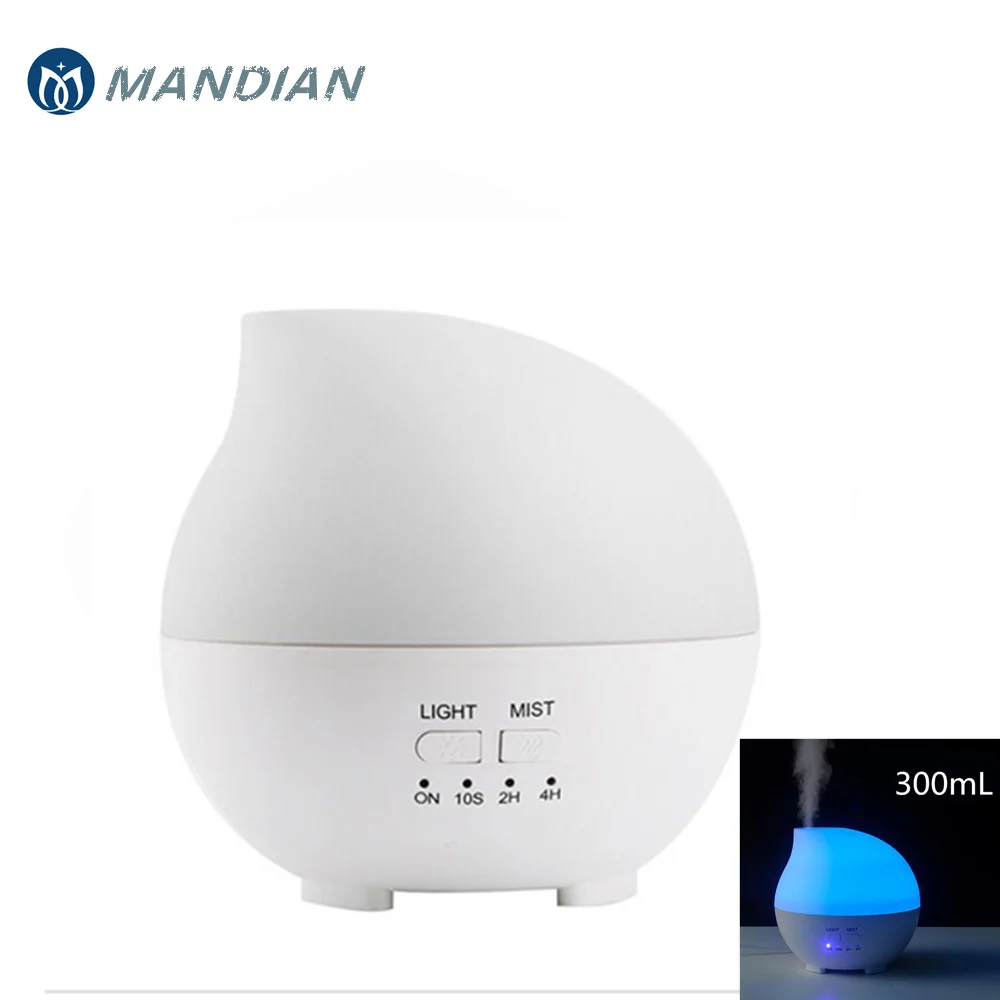 

Essential Oil Aromatherapy, 300ml Cool Mist Aroma diffuser Humidifier 7-Color Lights for for Home Bedroom Kids Office Spa Baby