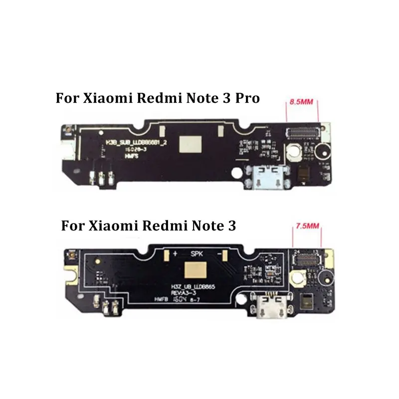 

USB Dock Connector Charging Port Flex Cable USB Charger Plug Repair Parts For Xiaomi Redmi Note 3/ Redmi Note 3 Pro