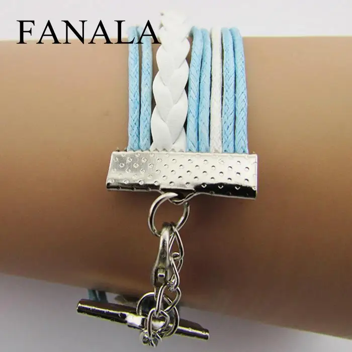 Vintage Fashion Style Animal Plants Figure 8 Pendant Braided Bracelet Jewelry | Украшения и аксессуары