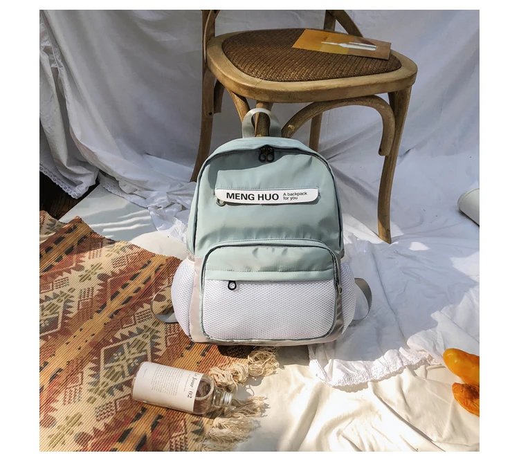 Menghuo Backpack Women School Bag for Teenage Girls Waterproof Nylon Mochila Feminina Mujer Female Book Bag Travel Bag Sac A Dos_34_17
