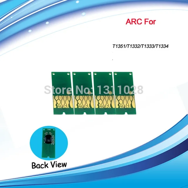 INK WAY 25 наборов T1351 T1332 T1334 совместимый чип автосброса ARC для Epson Stylus T25 TX125 TX135|arc chip|chip