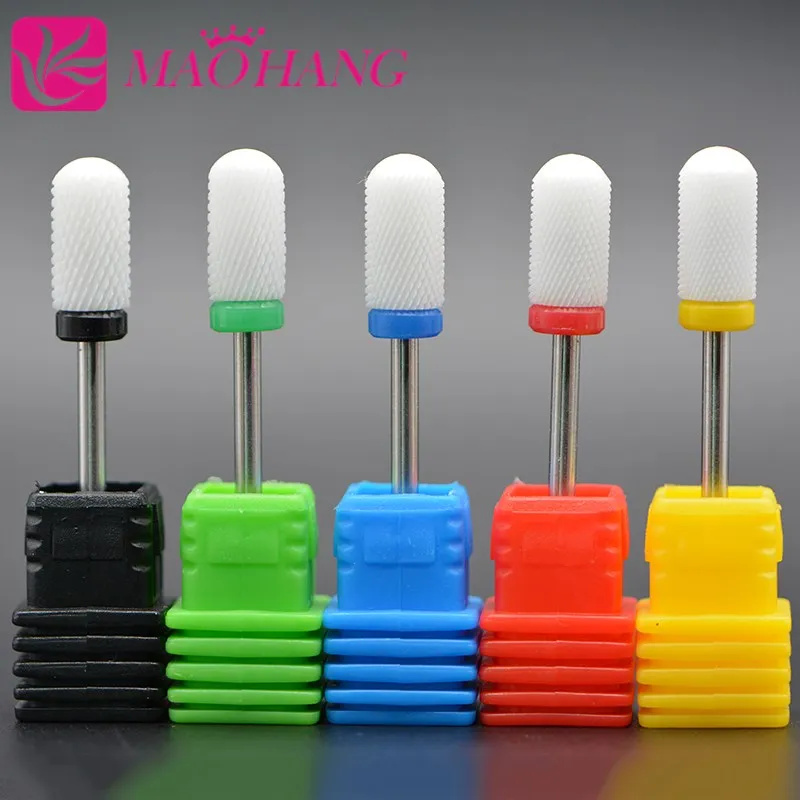 

MAOHANG Pro smooth top bit ceramic cutter bits nail art drill bit electric machine accessory to faster and safter remove gel
